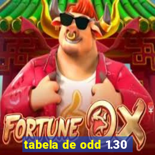 tabela de odd 1.30