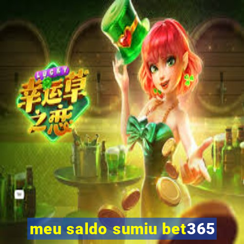 meu saldo sumiu bet365