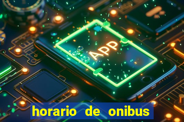 horario de onibus santos dumont x juiz de fora