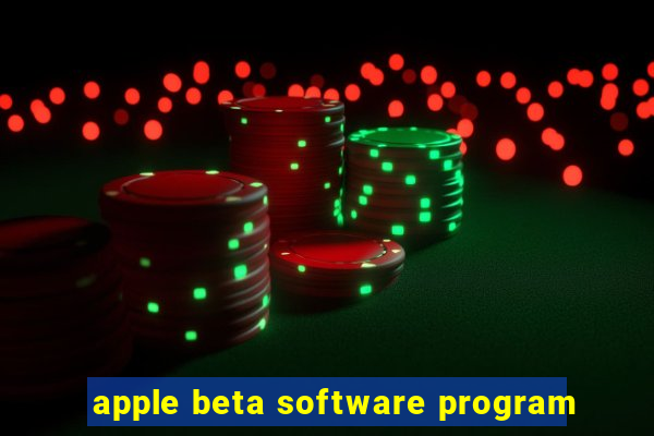 apple beta software program