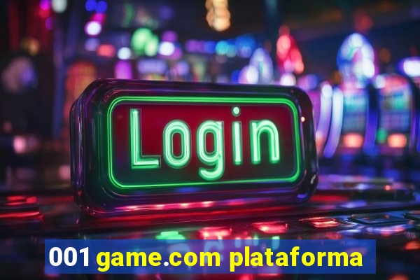 001 game.com plataforma