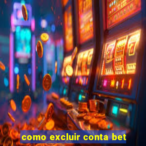 como excluir conta bet