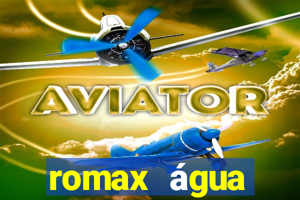 romax água sanitária agua sanitaria romax pronto fispq