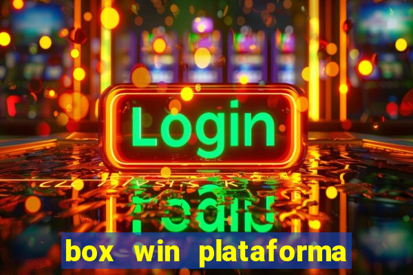 box win plataforma de jogos