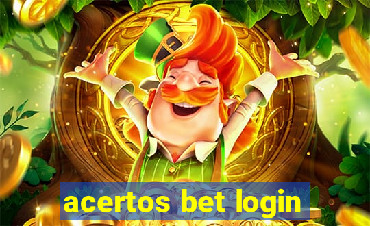 acertos bet login