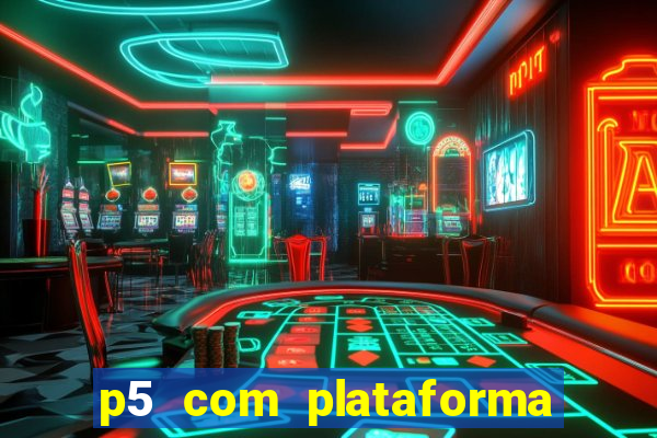 p5 com plataforma de jogos